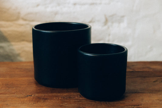 Classic Cylinder: Charcoal - 6"